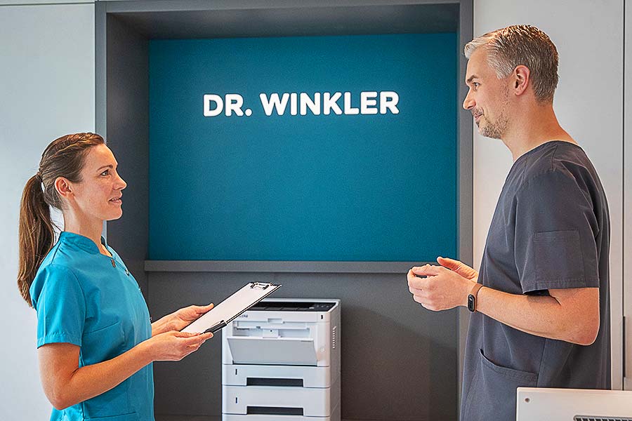 Frau Ivana Winkler und Herr Dr. Winkler